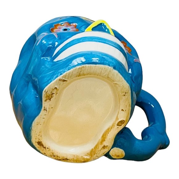 Pappasito's Cantina Day of The Dead 3D Skull Mug Blue EUC - Picture 11 of 12